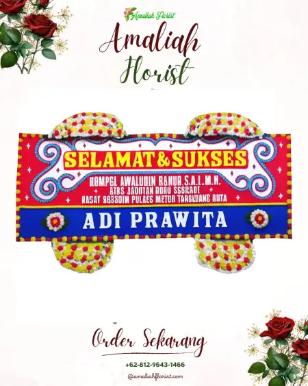 Papan Bunga Ucapan Selamat Majapahit